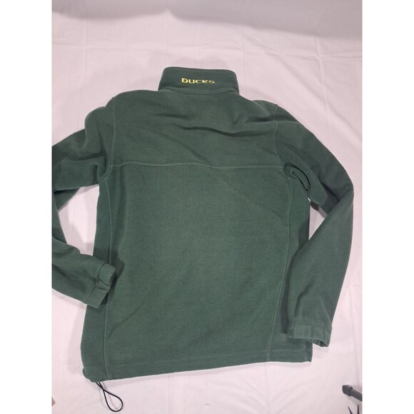 Oregon Ducks Jacket Mens Med Green Columbia Fleece Full Zip Outdoor Logo NCAA - Picture 8 of 8